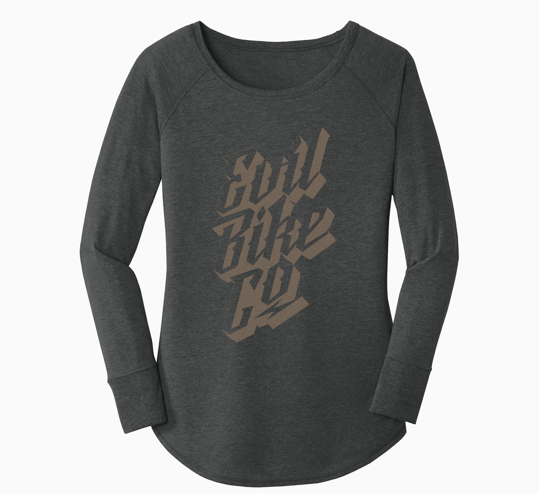 GOTHIC SCRIPT LONG SLEEVE - WOMEN'S